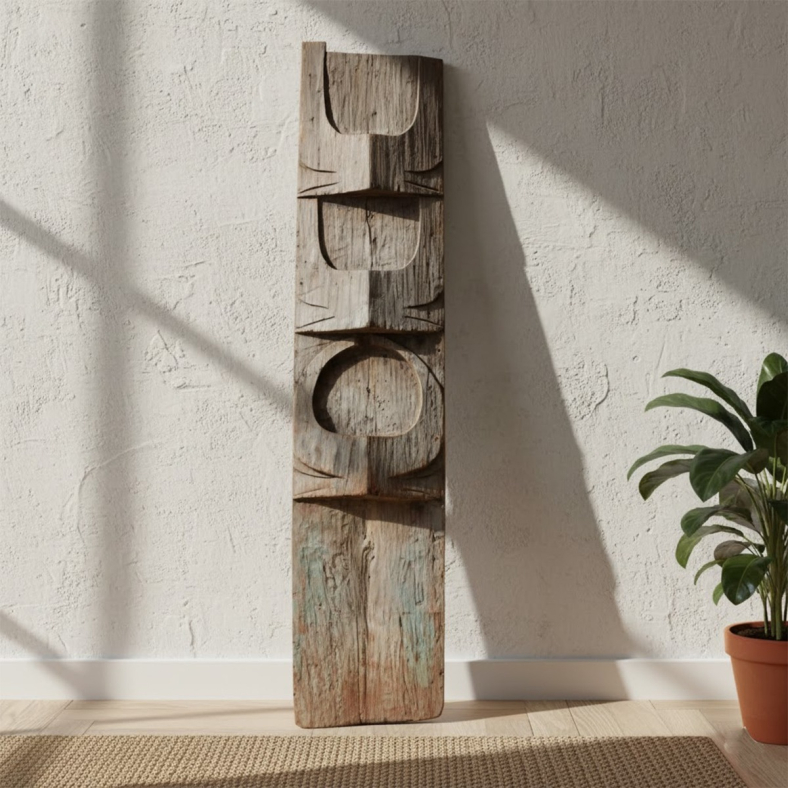 Solmere Wooden Naga Wall Panel
