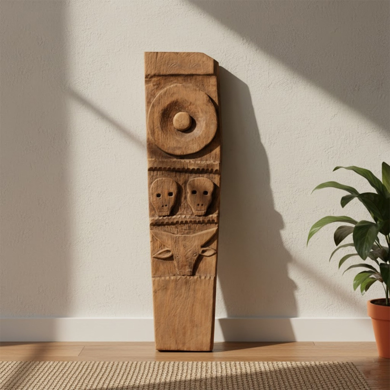 Elaris Wooden Naga Wall Panel