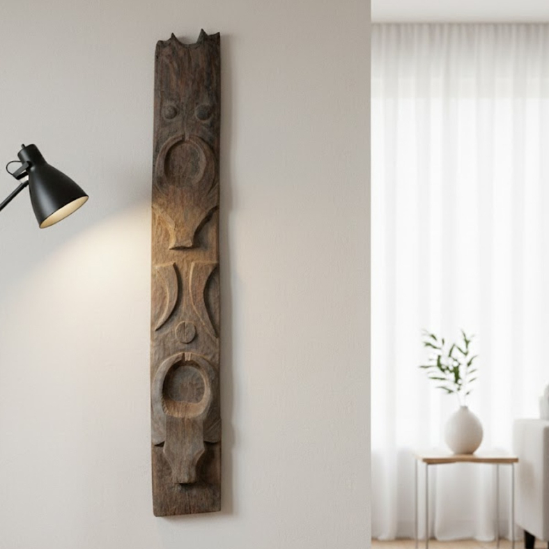 Khorev Wooden Naga Panel