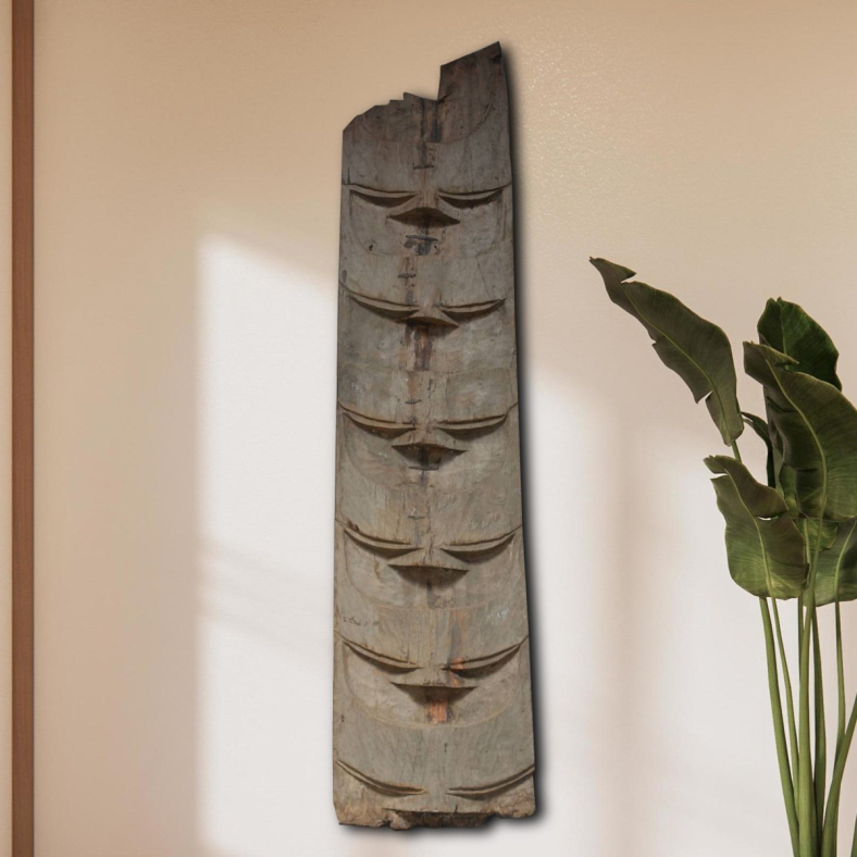 Seyon Wooden Naga Panel