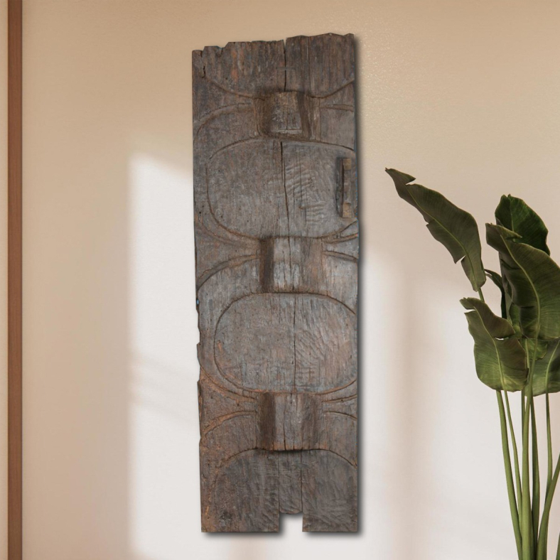 Akhvya Wooden Naga Panel