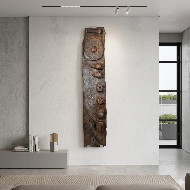 Feryal Wooden Naga Panel