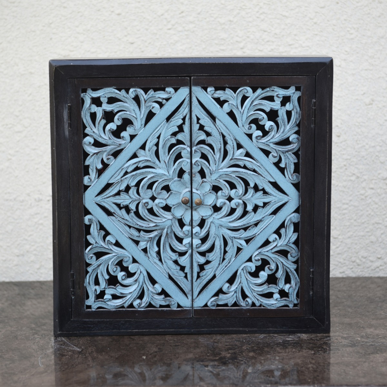 Kadmos carved vanity cabinet 