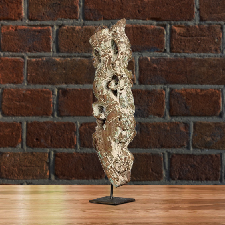 Shai Wooden Bracket On Stand