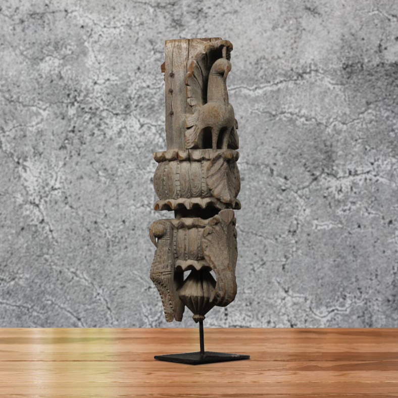 Micah Wooden Bracket On Stand