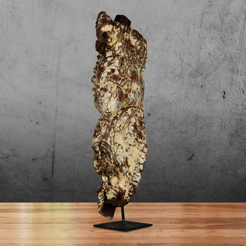 Lucius Wooden Bracket On Stand