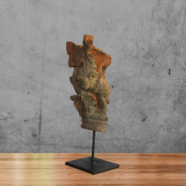 Gonzalo Wooden Bracket On Stand