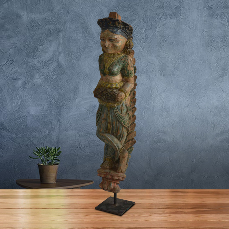 Nevis Wooden Bracket On Stand