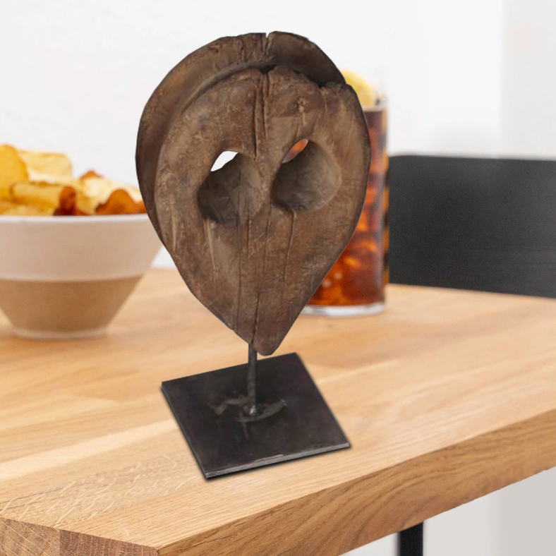 Yumi Wooden Curio On Stand