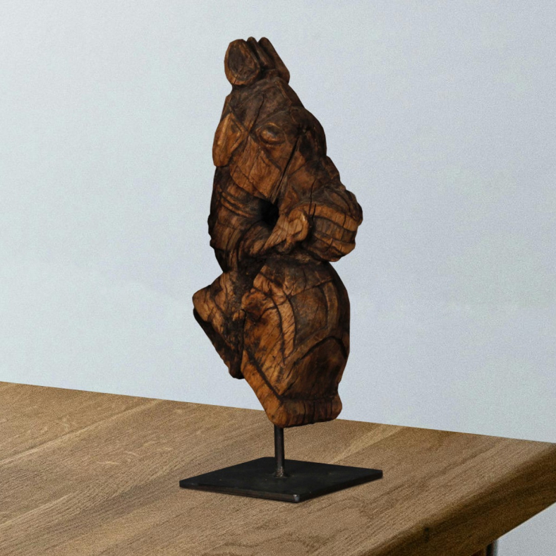 Gannon Wooden Horse on Stand