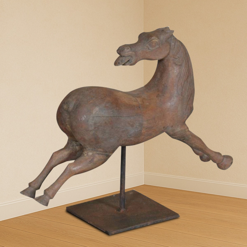 Nysa Wooden Horse On Stand