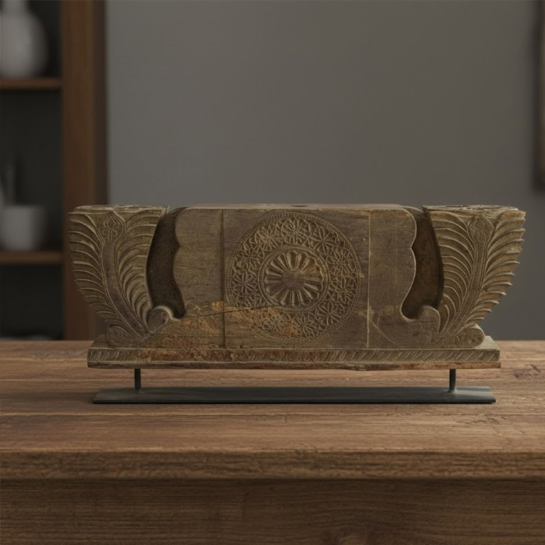 Whisperleaf Wooden Bracket on Stand 