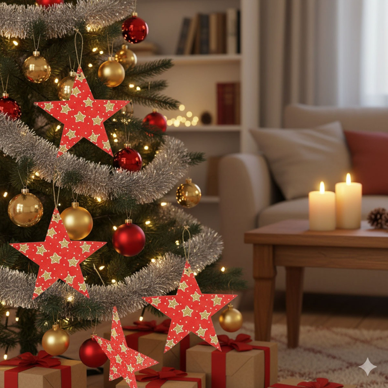 Star of Joy Wooden Ornament