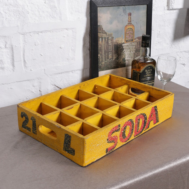 Ace Serve Vintage Crate Yellow 
