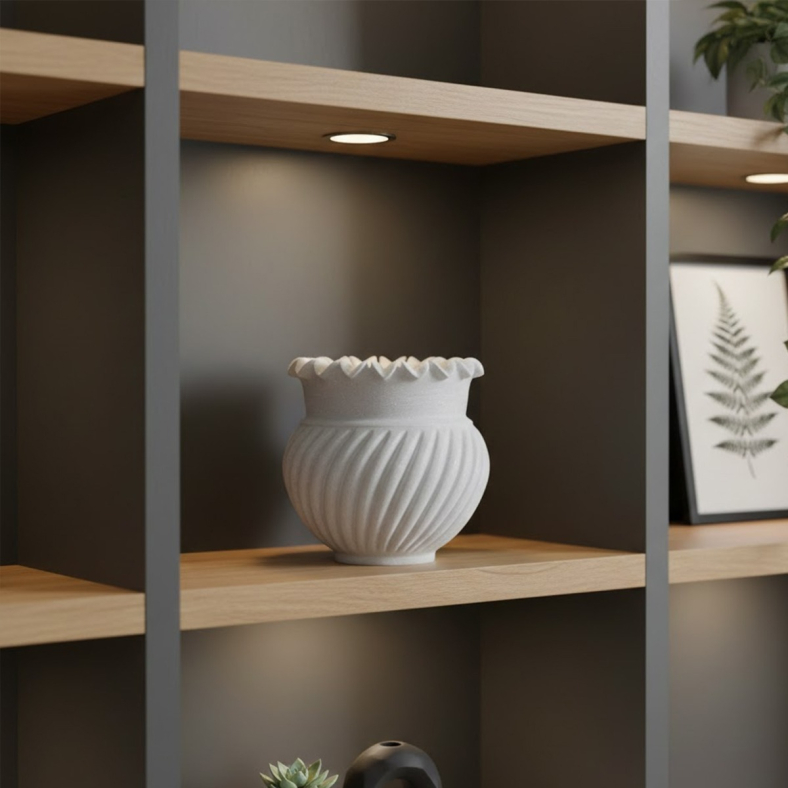 Silqua Marble Pot
