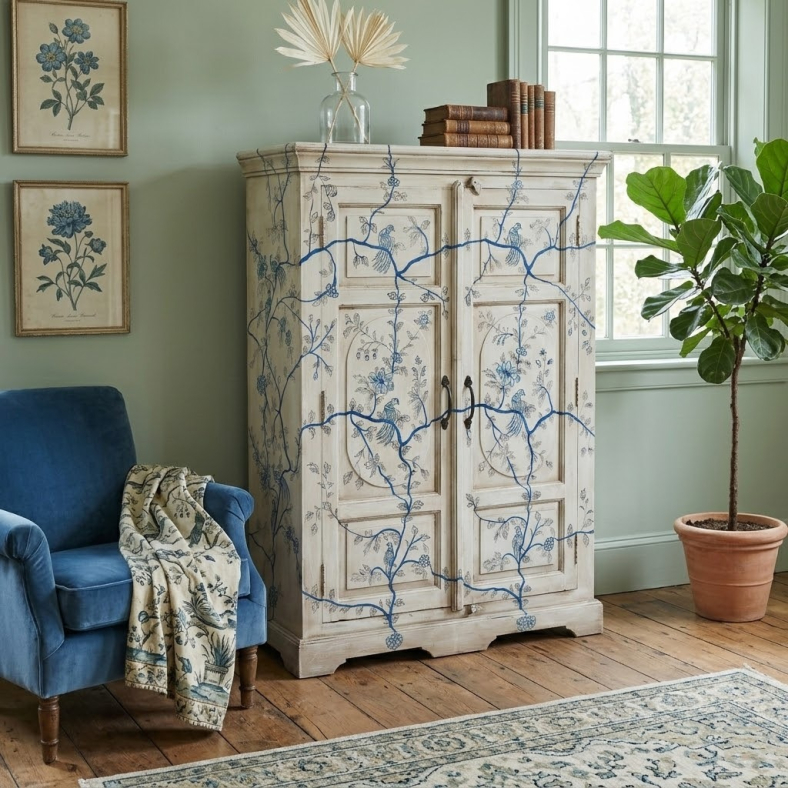 Amity Floral Armoire