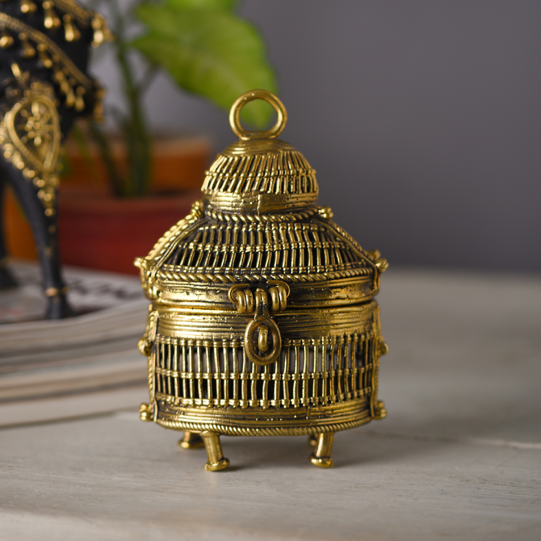 Dhokra Eldric Jewelry Box