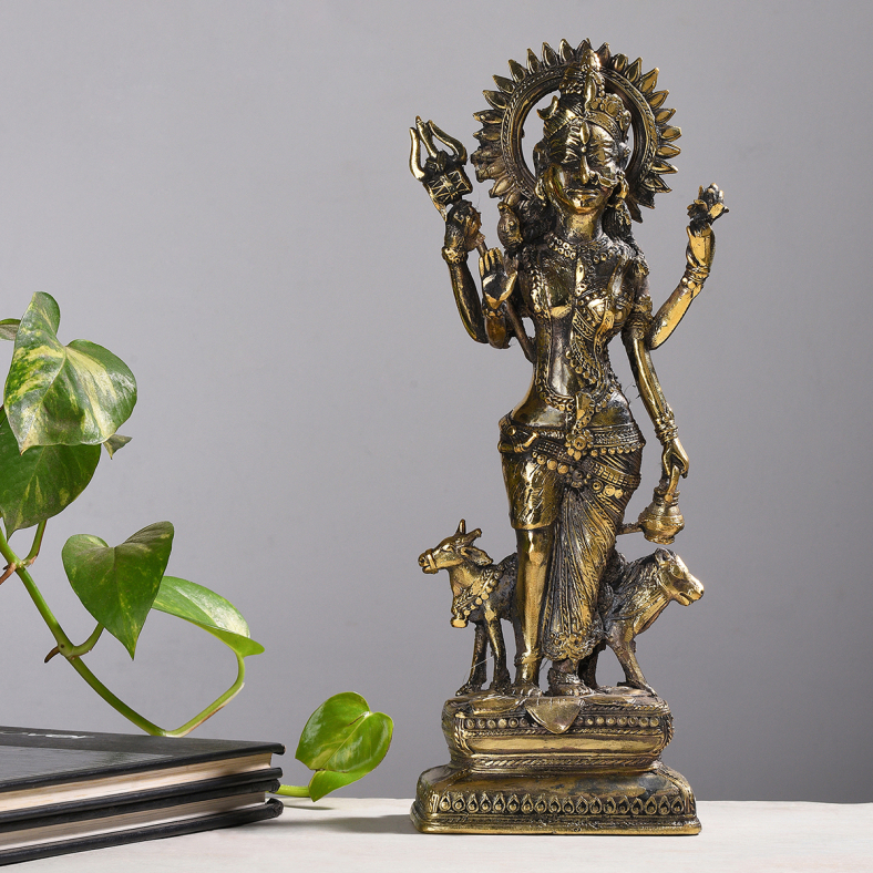 Dhokra Shiv-Parvati statue