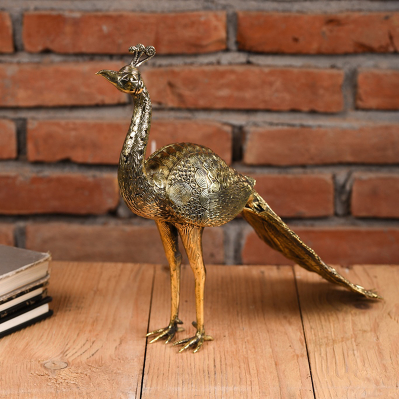 Dhokra Peacock 