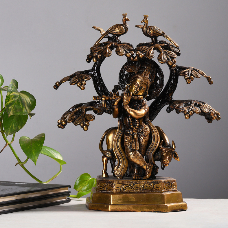 Dhokra Krishna Tree 