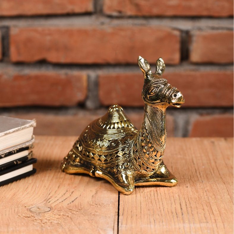 Dhokra Seated Camel 