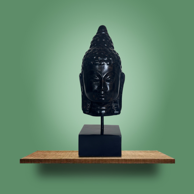 Buddha Head Sculpture 
