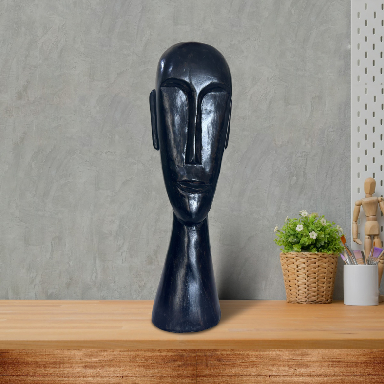Chike African Head Sculpture 
