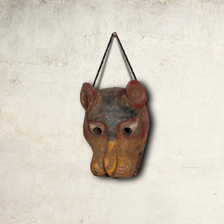 Mirevale Wooden Wall Mask