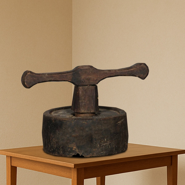Aeliven Vintage Wooden Press Relic