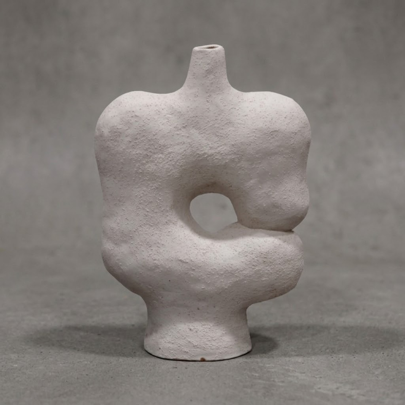 Alurevia Terracotta Abstract Vase