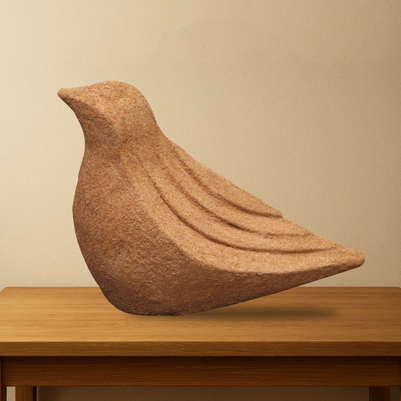 Omireva Terracotta Bird Figurine