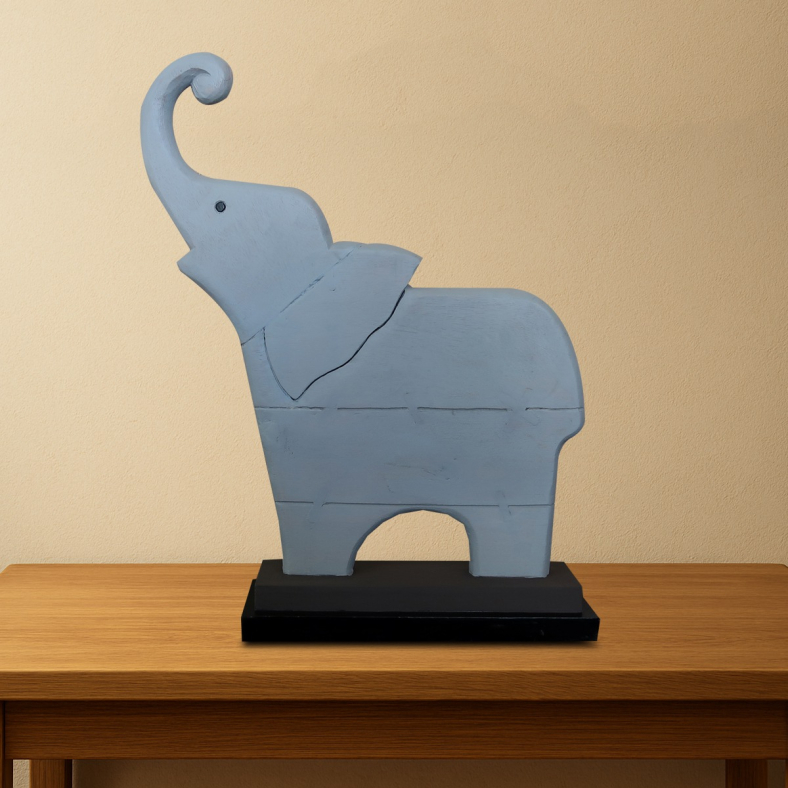 Eliraisa Elephant Curio On Stand