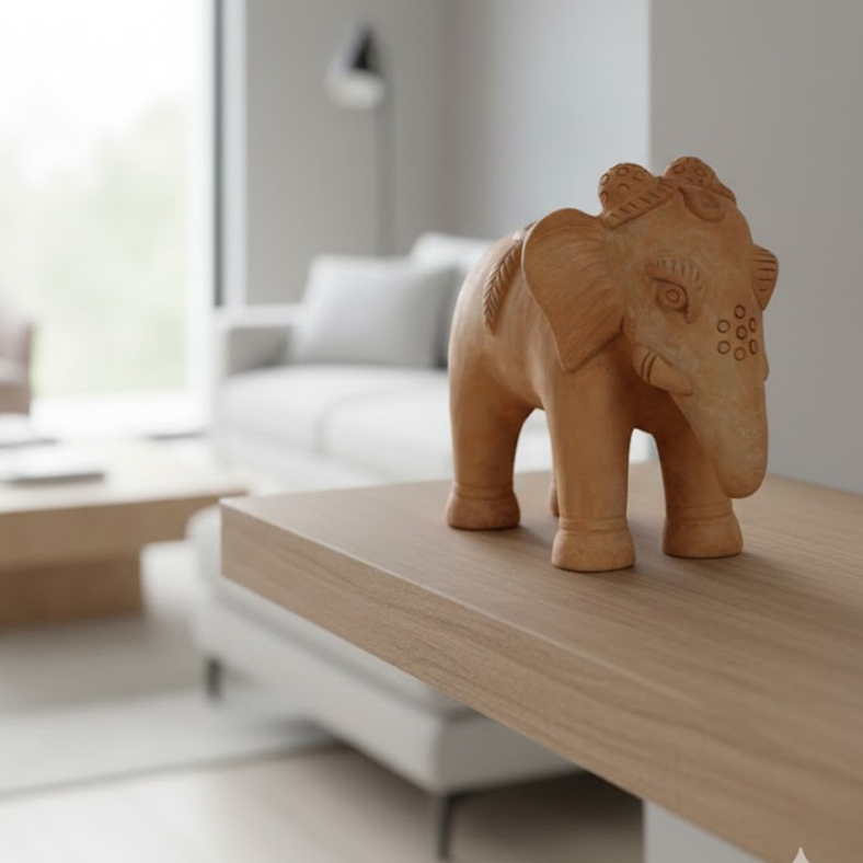 Ruhani Clay Elephant