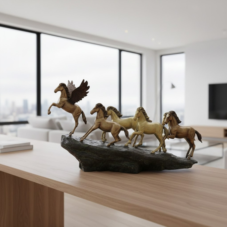 Aarv Brass Pegasus Figurine