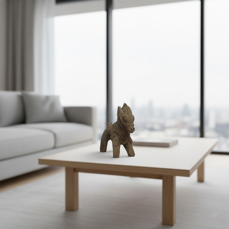 Ashvini Clay Horse (Assorted)