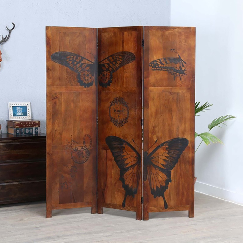 Butterfly Effect Wooden Room Divider 