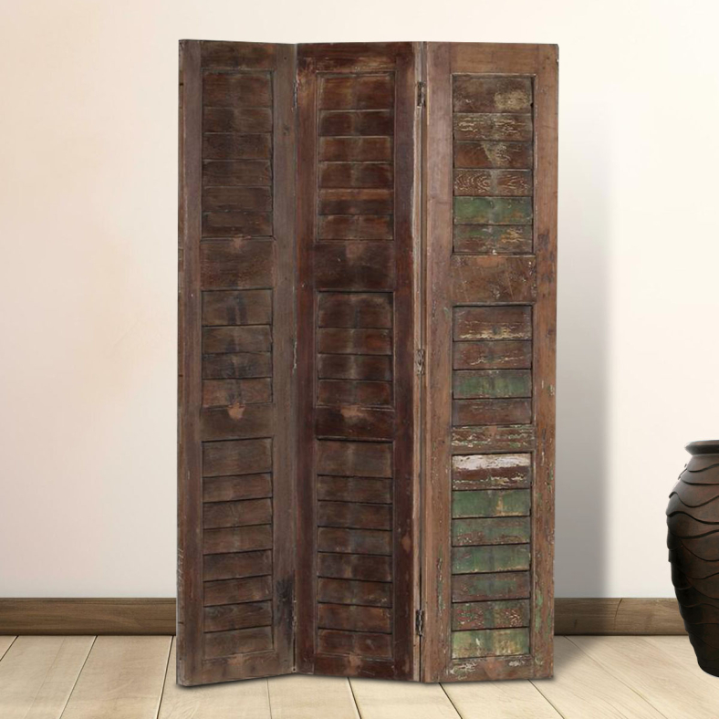 Mazikeen Wooden Room Divider
