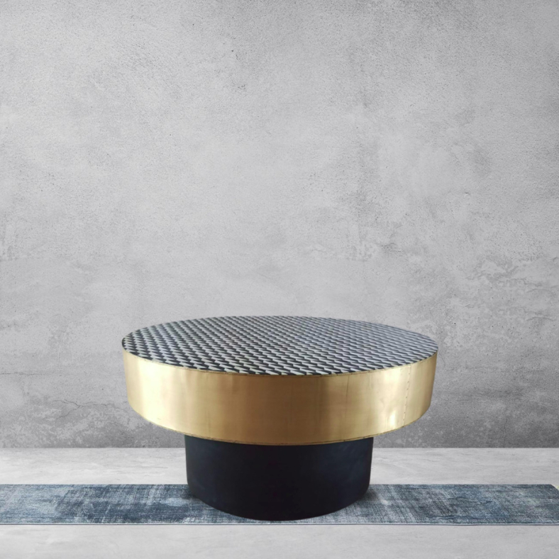 Burcu Bone Inlay Coffee Table 