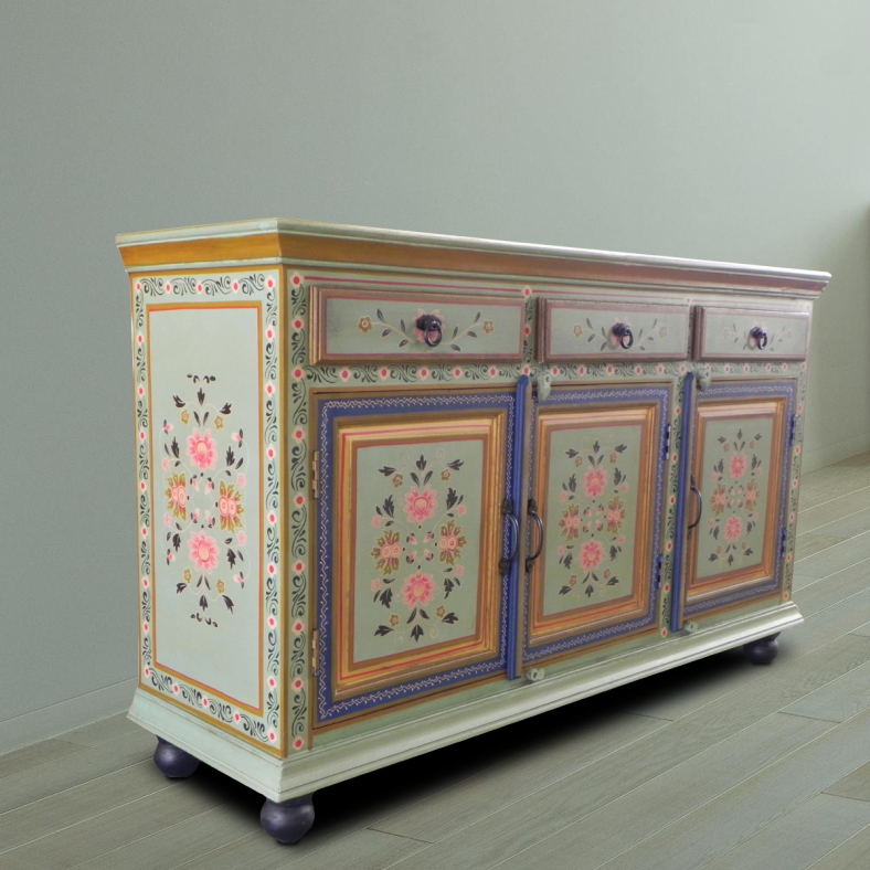 Edric Hand Painted Sideboard 