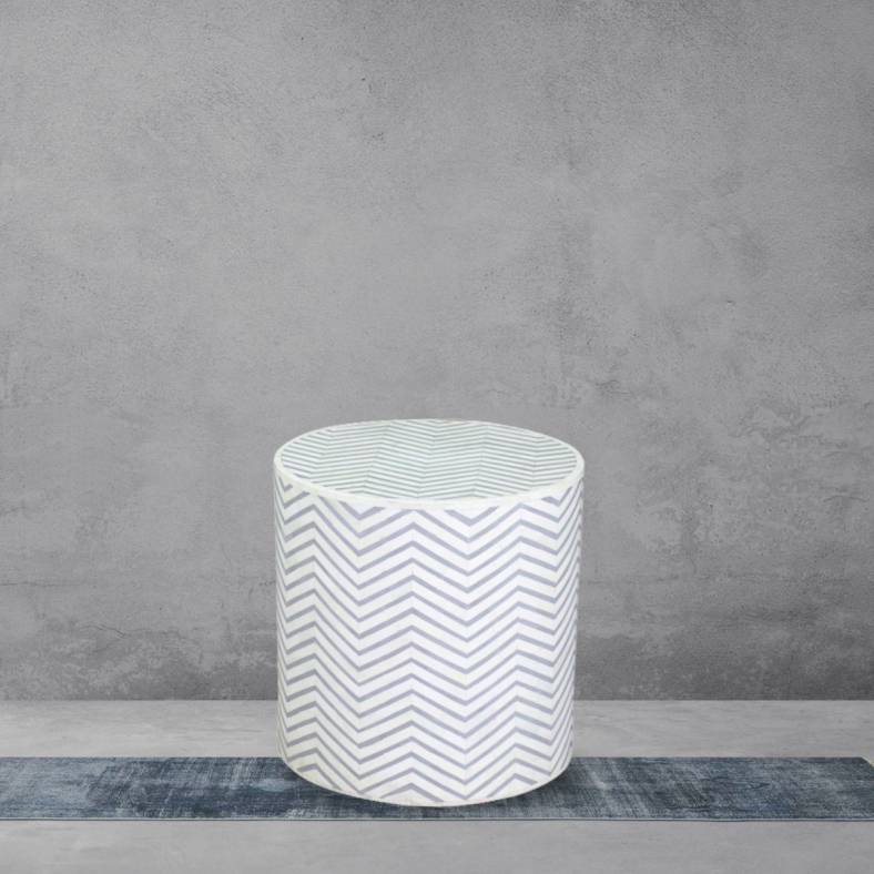 Gul Bone Inlay Stool
