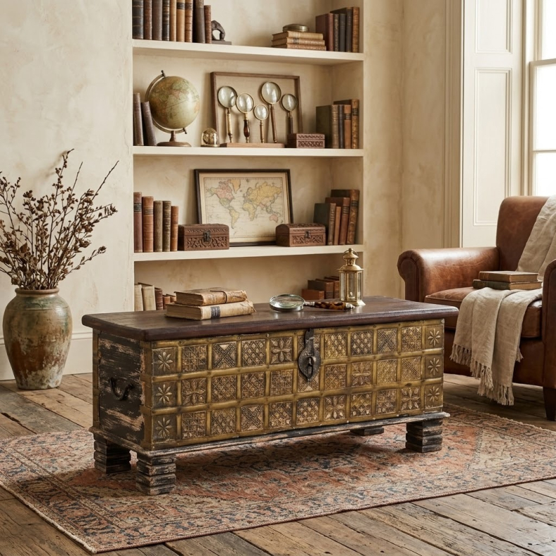 Meher Brass Trunk
