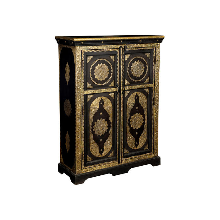 Nadira Brass Almirah 