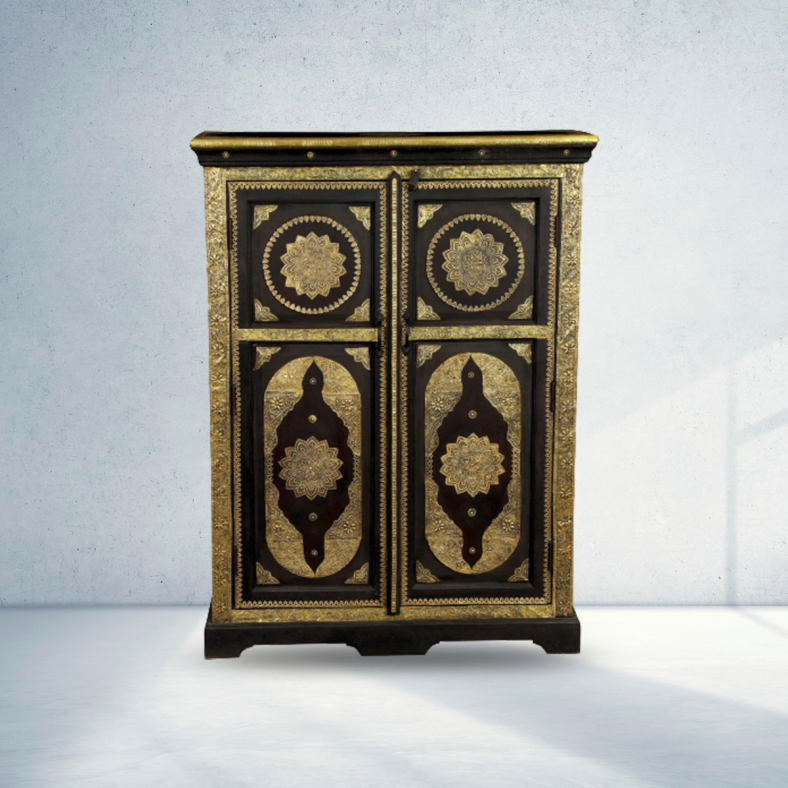 Nafisa Brass Almirah 