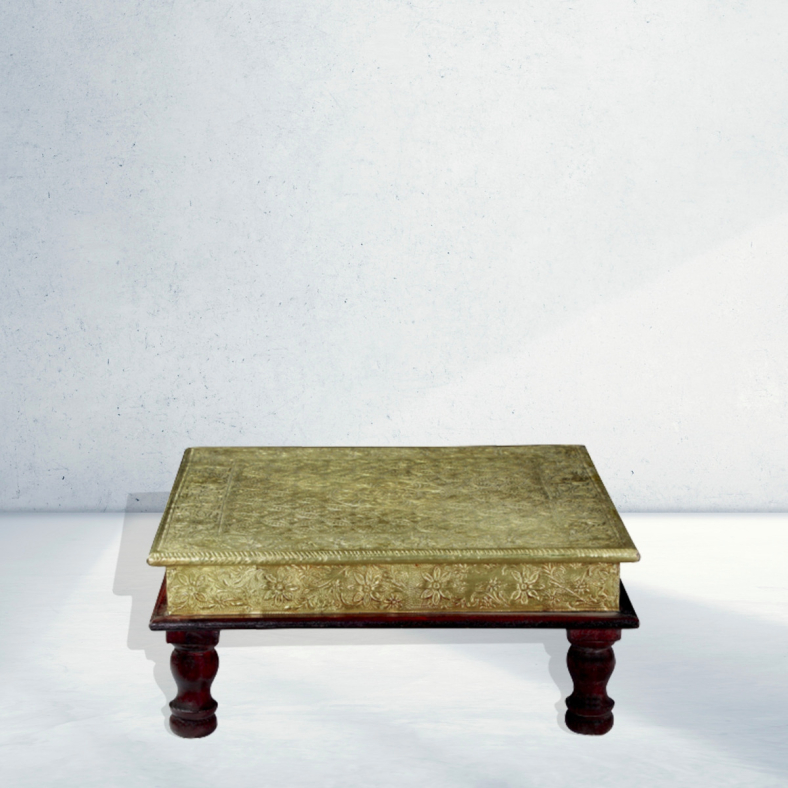 Aasma Brass Bajot Table 