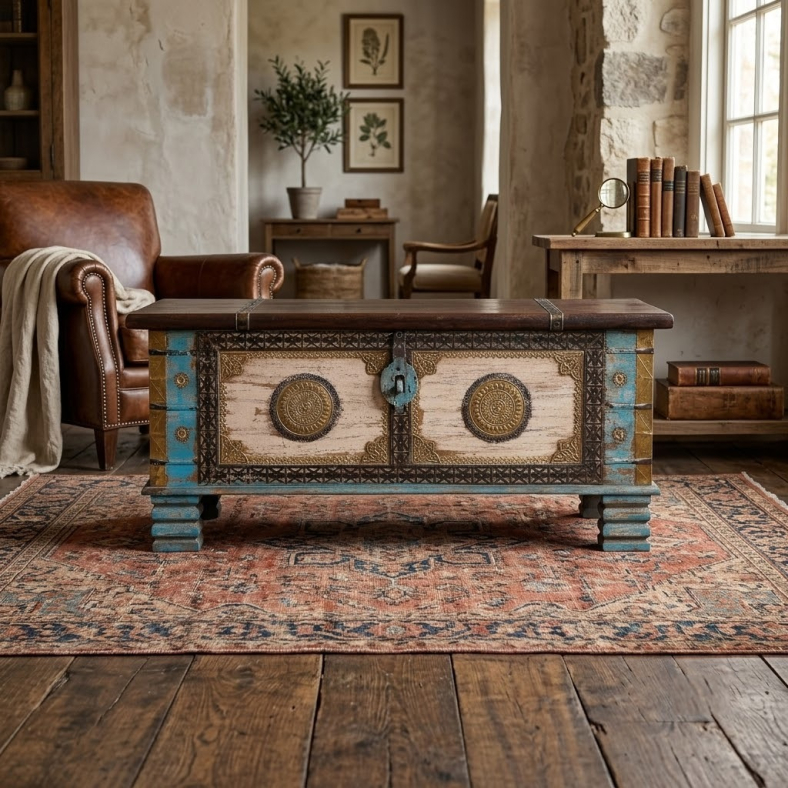 Wurood Wooden Trunk
