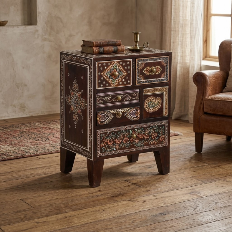 Zeinab Hand Painted Chest Of Drawers 