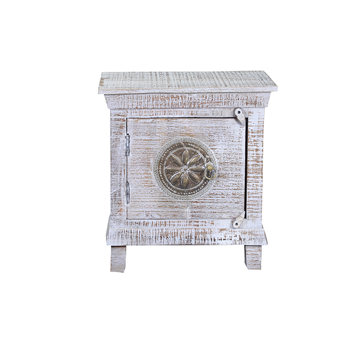 Ayna Wooden Bedside Table