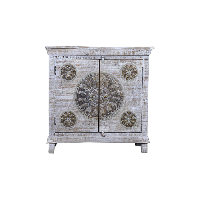 Zyra Brass Sideboard