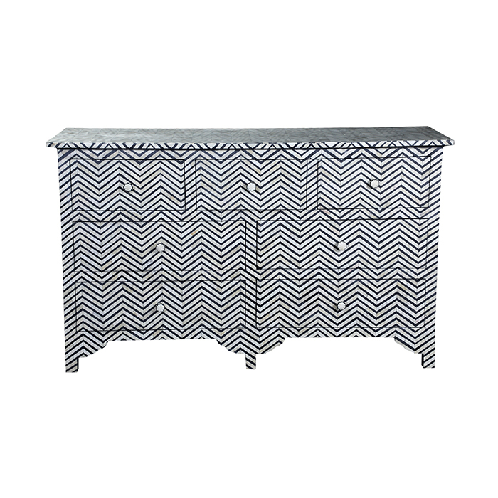 Erina Bone Inlay Chest Of Drawers