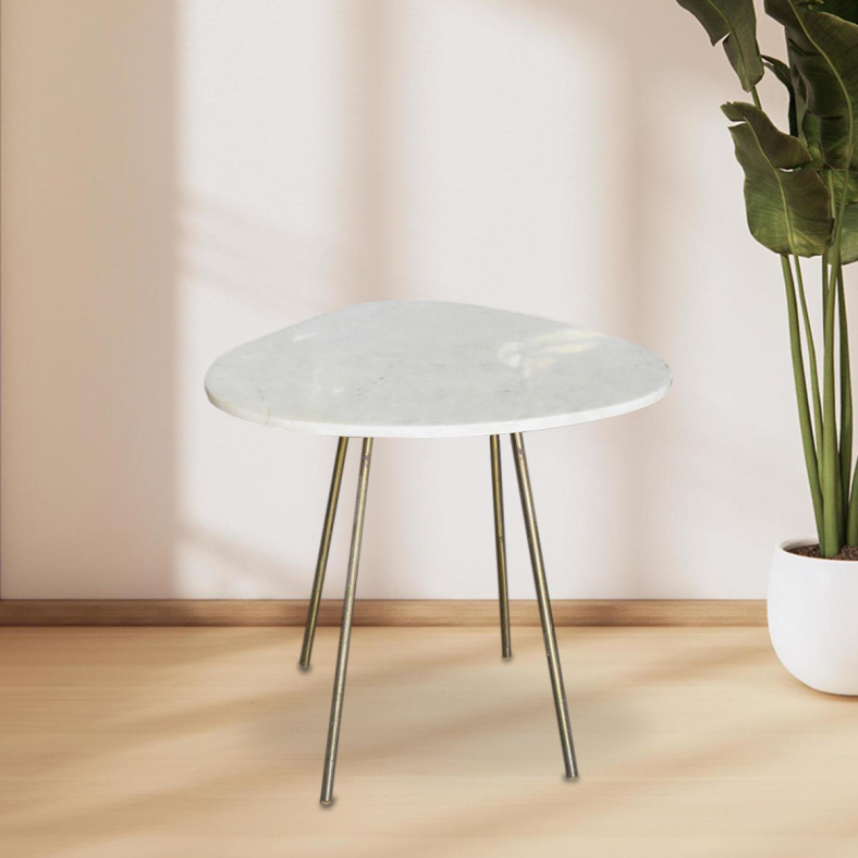 Aurelie Marble End Table